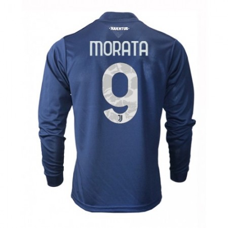 Billiga Fotbollströjor Juventus Alvaro Morata 9 Borta tröja 2020/21 Långärmad